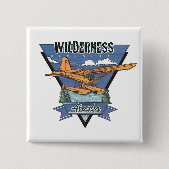 Wilderness Seaplane Äventyr Alaska Knapp (Framsida)