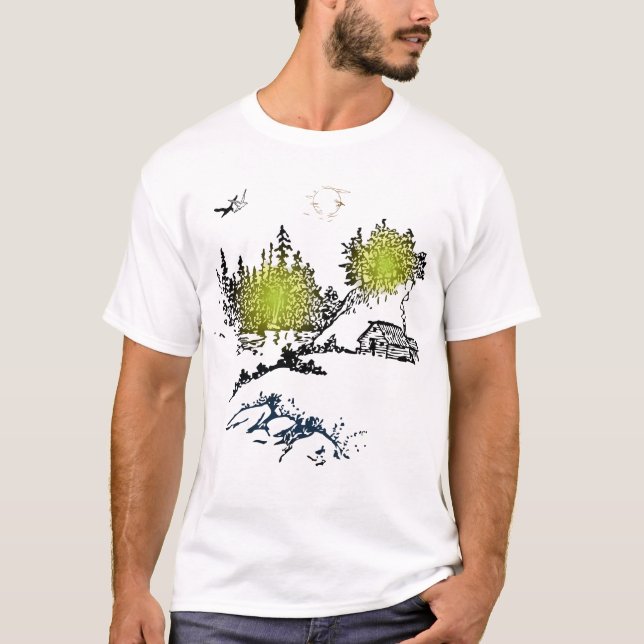 "Wilderness Soul – Naturälskare Edition" T Shirt (Framsida)