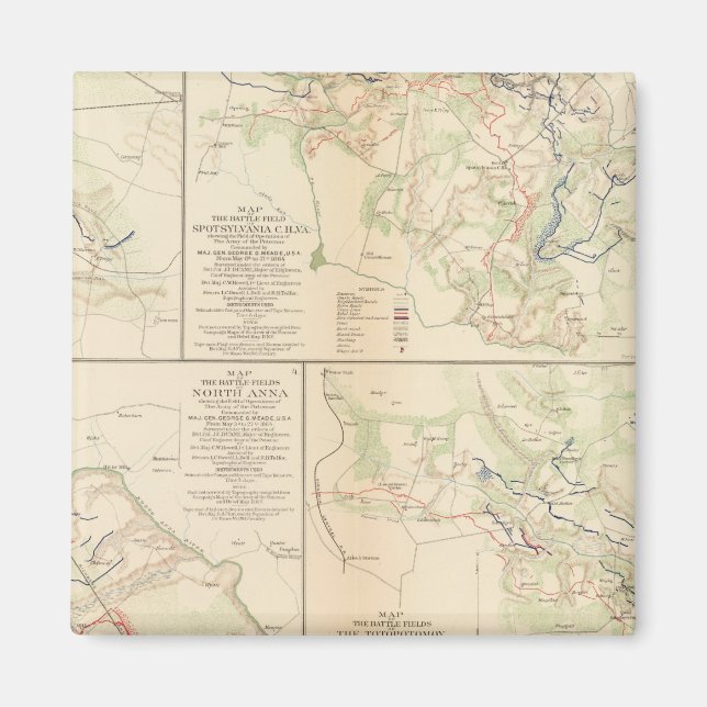 Wilderness, Va Spotsylvania CH Todd's Tavern Magnet (Framsidan)