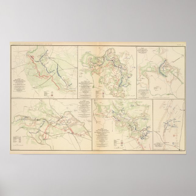 Wilderness, Va Spotsylvania CH Todd's Tavern Poster (Framsidan)