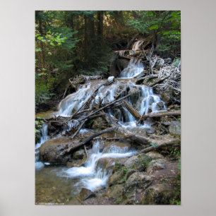 Wilderness Waterfall Poster
