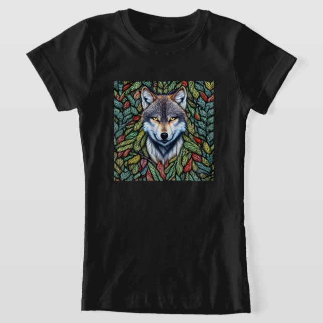 Wilderness Woodland Predator Varg T Shirt (Laydown)