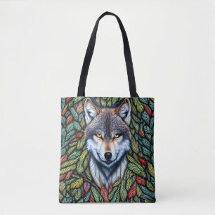 Wilderness Woodland Predator Varg Tygkasse