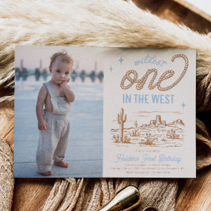 Wildest One i Väster-inbjudan Inbjudningar