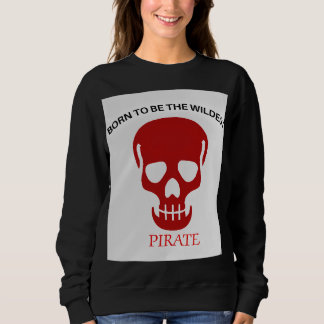 Wildest Pirate Skull Artwork T Shirt