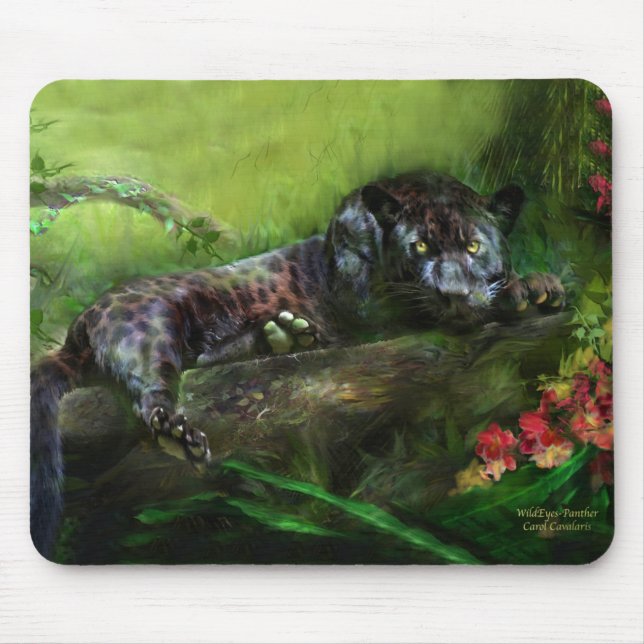 WildEyes-Panter Mousepad Musmatta (Framsidan)