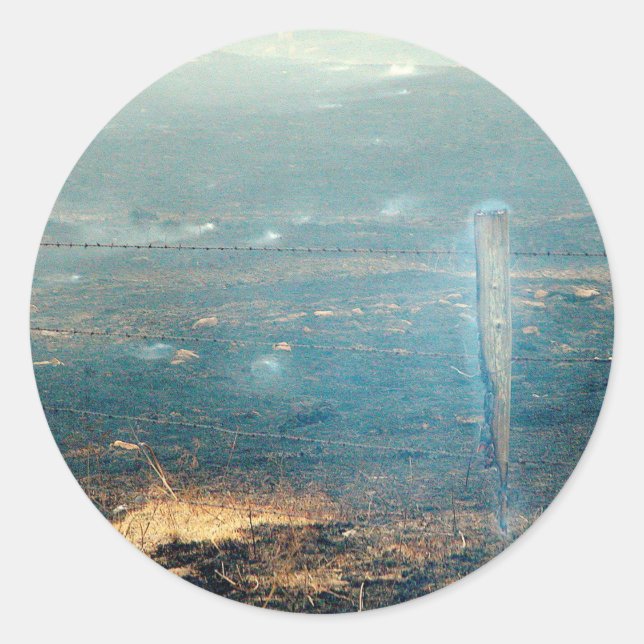 Wildfire Runt Klistermärke (Framsida)