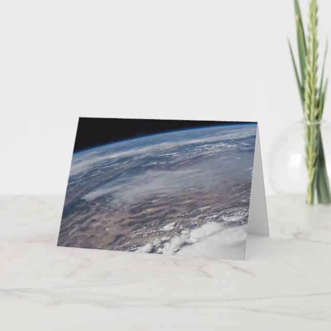 Wildfire runt Yosemite National Park. Kort (Framsida)