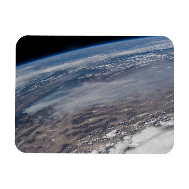 Wildfire runt Yosemite National Park. Magnet (Horisontell)