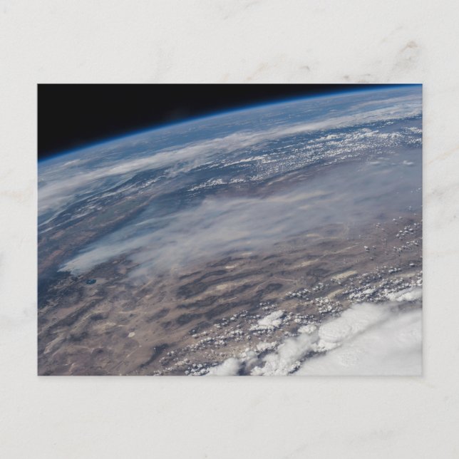 Wildfire runt Yosemite National Park. Vykort (Framsida)