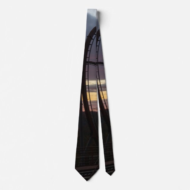 Wildfire Sunset Neck Tie Slips (Framsida)