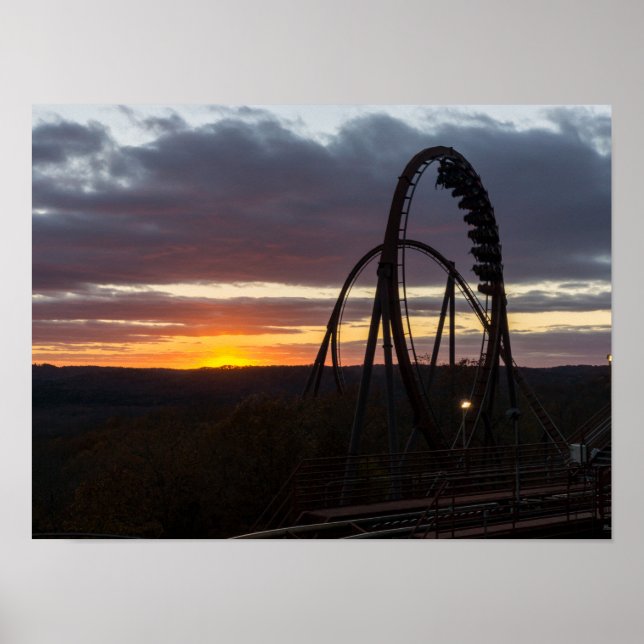 Wildfire Sunset Poster (Framsidan)