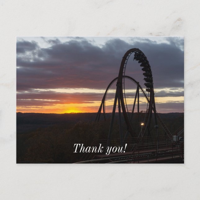 Wildfire Sunset Vykort (Framsida)