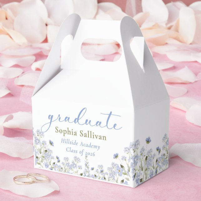 Wildflower Bloom Graduation Party Presentaskar (Bröllop)