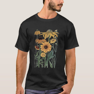 Wildflower Botanical Plant Gardening T Shirt