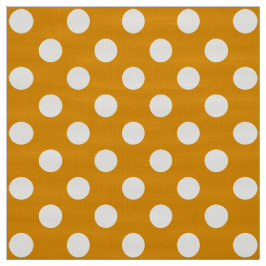 WILDFLOWER - Classic Polka dots på Golden Gult Tyg