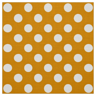 WILDFLOWER - Classic Polka dots på Golden Gult Tyg