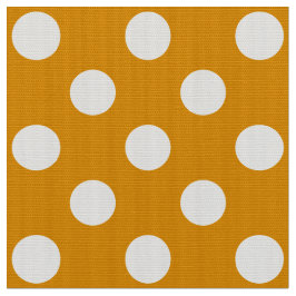 WILDFLOWER - Classic Polka dots på Golden Gult Tyg