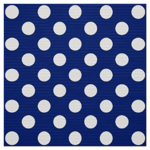 WILDFLOWER - Classic Polka dots på Nautical Blue B Tyg
