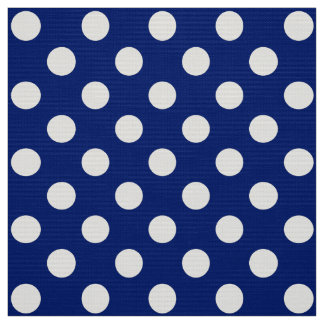 WILDFLOWER - Classic Polka dots på Nautical Blue B Tyg
