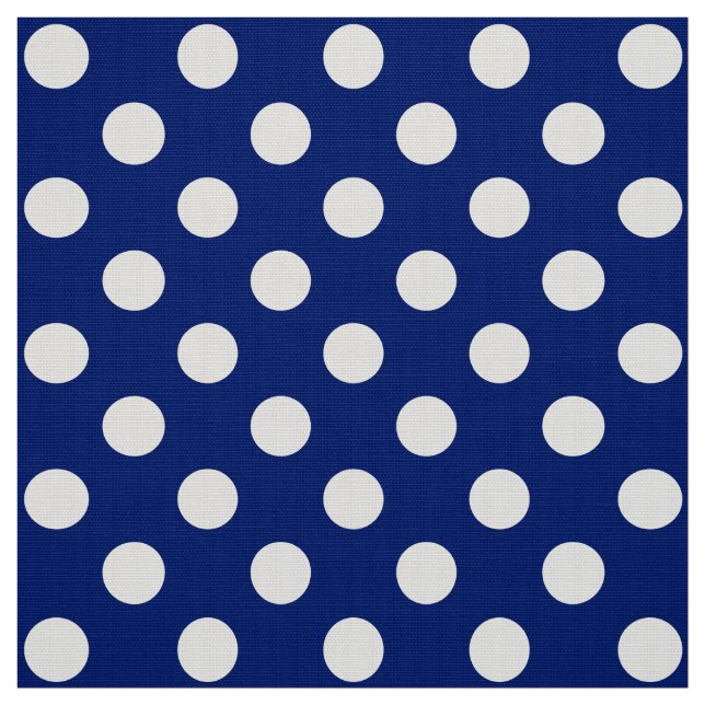 WILDFLOWER - Classic Polka dots på Nautical Blue B Tyg (Prov)