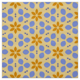 WILDFLOWER - Cute Botanias Gult Blommigt Tyg