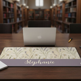 Wildflower Daisy Cottagecore Floral Monogram