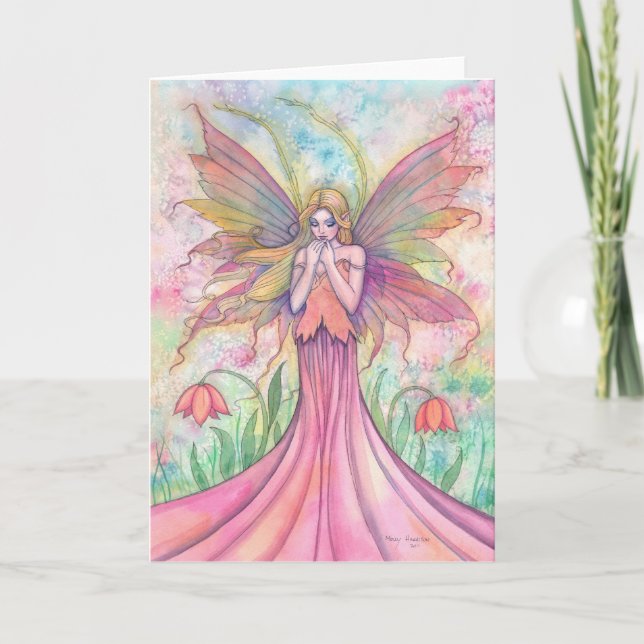 Wildflower Fairy Card Kort (Framsida)