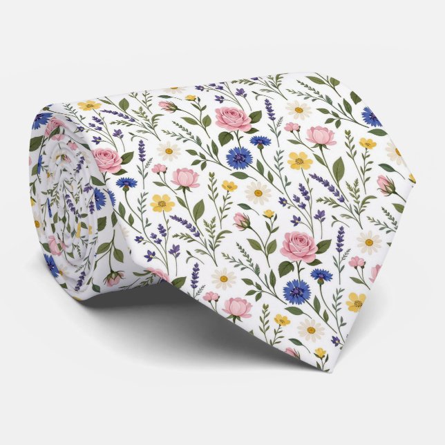 Wildflower Fauxsilke | Engelsk trädgård herr Slips (Rullad)