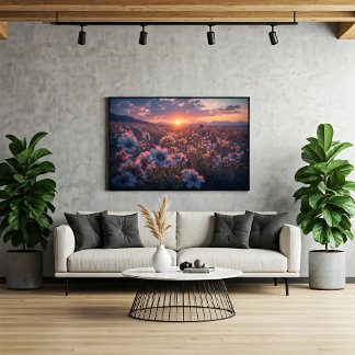 Wildflower Field Canvastryck