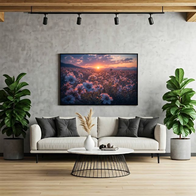 Wildflower Field Canvastryck (Skapare uppladdad)