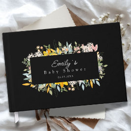 Wildflower Garden Charm | Baby Shower Gästböcker