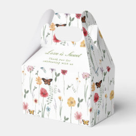Wildflower Garden Wedding Favor Box Presentaskar