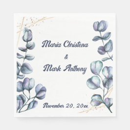 Wildflower Harmony Bröllop på Beställning Pappersservett