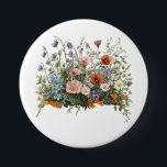 Wildflower meadow botanical garden flowers knapp<br><div class="desc">Natural wildflower meadow with delicate botanical blossoms. A colorful mix of poppies,  daisies and garden flowers creates a lively spring nature scene inspired by blooming fields.</div>