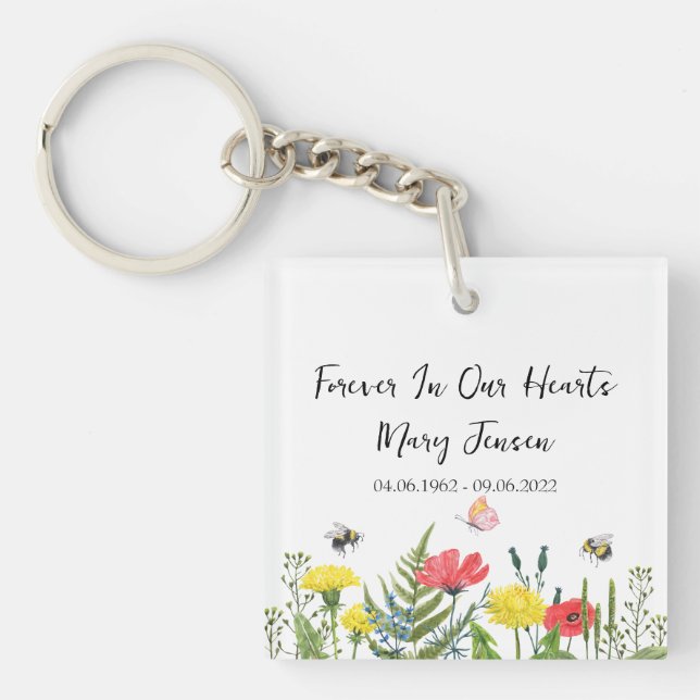 Wildflower Memorial Funeral Photo (Framsidan)