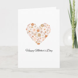 Wildflower Mothers Day Greeting Card Kort