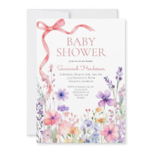 Wildflower Rosa Band Baby Shower