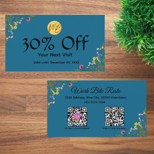 Wildflower Social Media Instagram Qr Code Rabatt