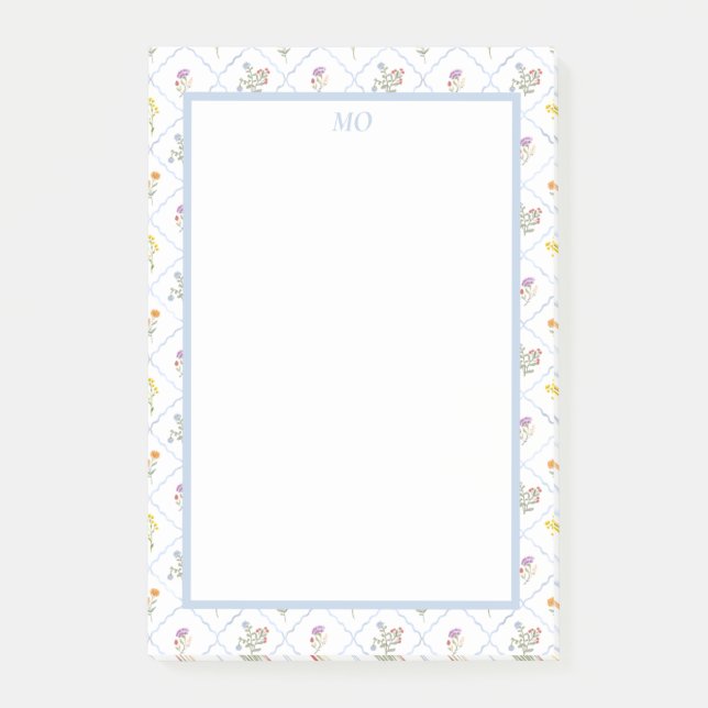 Wildflower Trellis | Post It-anteckningar Post-it Block (Framsida)