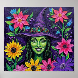 WildFlowerGemHäxa Poster