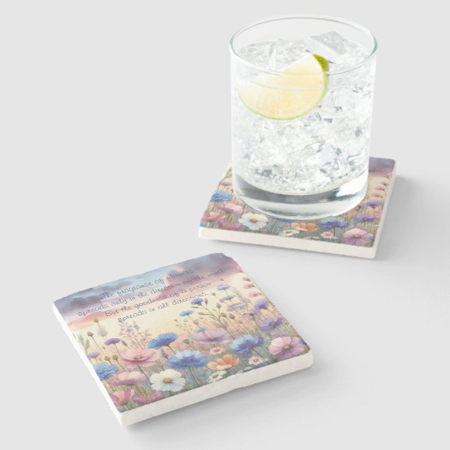 Wildflowers at Dusk & Quote Stenunderlägg (Sidan)