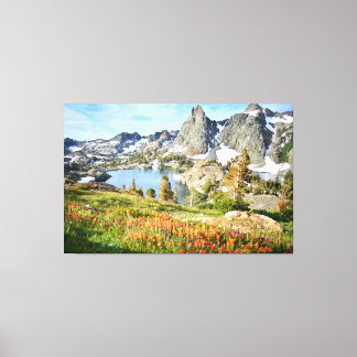 Wildflowers at Minaret Lake Canvastryck