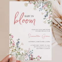 Wildflowers Baby Shower
