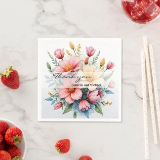 Wildflowers Beautiful Trendy Luxury Collection Pappersservett