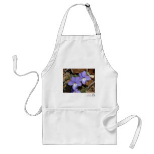 WildFlowers Birds-Foot Violet III Gifts & Apparel Förkläde