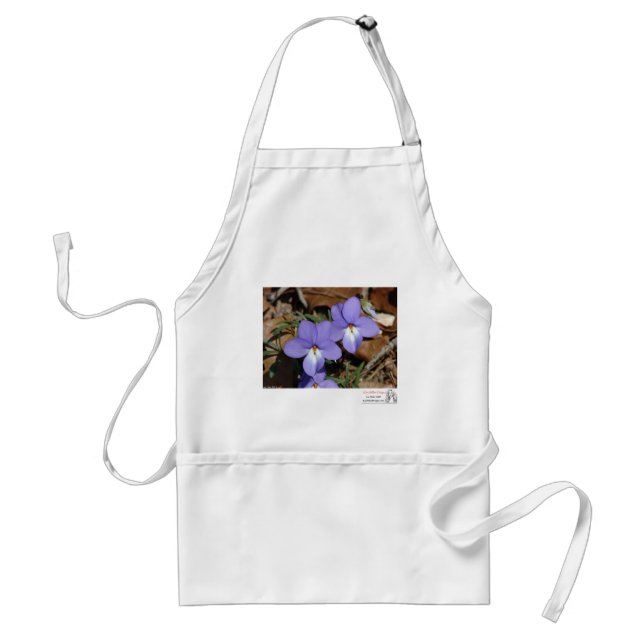 WildFlowers Birds-Foot Violet III Gifts & Apparel Förkläde (Framsidan)