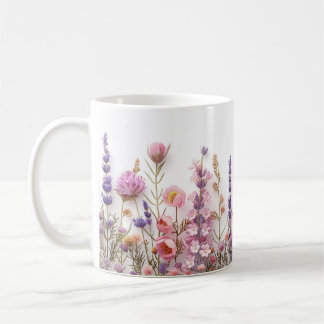 Wildflowers, Boho Cottagecore Style Kaffemugg