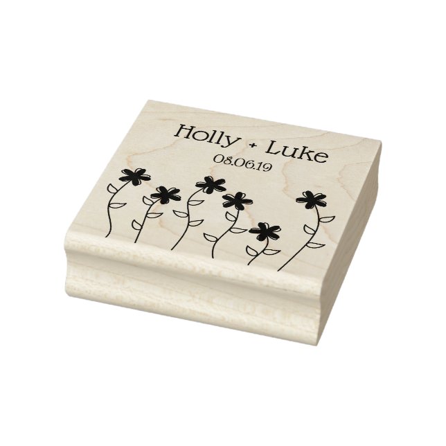 Wildflowers, Branches & Leaves for Wedding Stämpel (Stämpel)