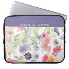 Wildflowers Cute Trendy Chic Stylish  Laptop Fodral